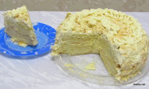 Торт  Наполеон,  от бабушки